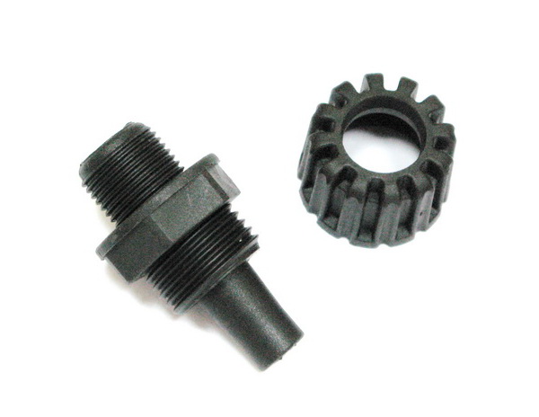 Переходной ниппель M1/2" – F3/8", ПВХ (комплект – 10 шт.)